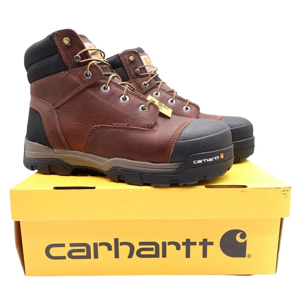 Carhartt Work Boots Mens 11 M Ground Force Waterproof Composite Toe CME6355